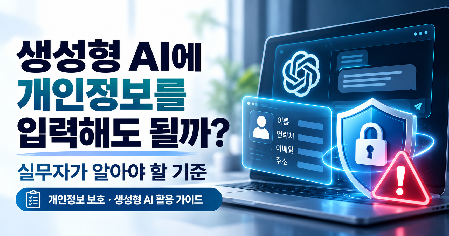 AI에 개인정보 입력 가능? 썸네일