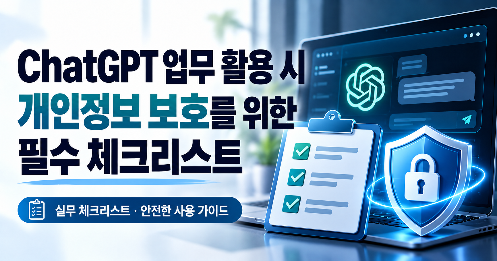 ChatGPT 업무 개인정보 보호